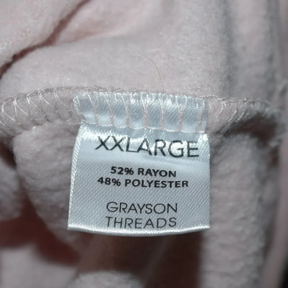 GRAYSON THREADS Women's Leopard Collard Sweatshirt Half Zip Size XXL - Picture 4 of 4